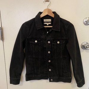 Black Denim Madewell Jacket Size XS